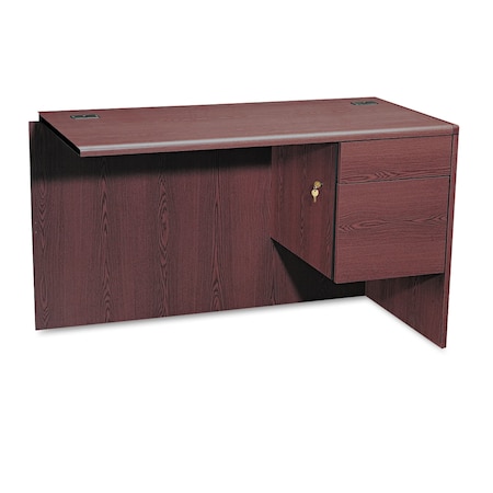 Hon Desk Return L Workstation Return, Right 3/4 Pedestal, 24 in D X 29-1/2 in H, 48" W X Mahogany H10715R.NN